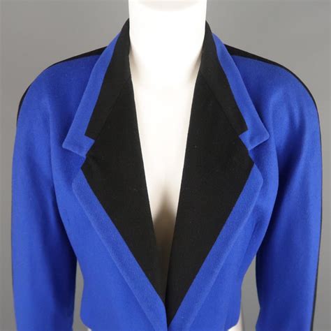 Wool blazer Gianni Versace Blue size S International in Wool